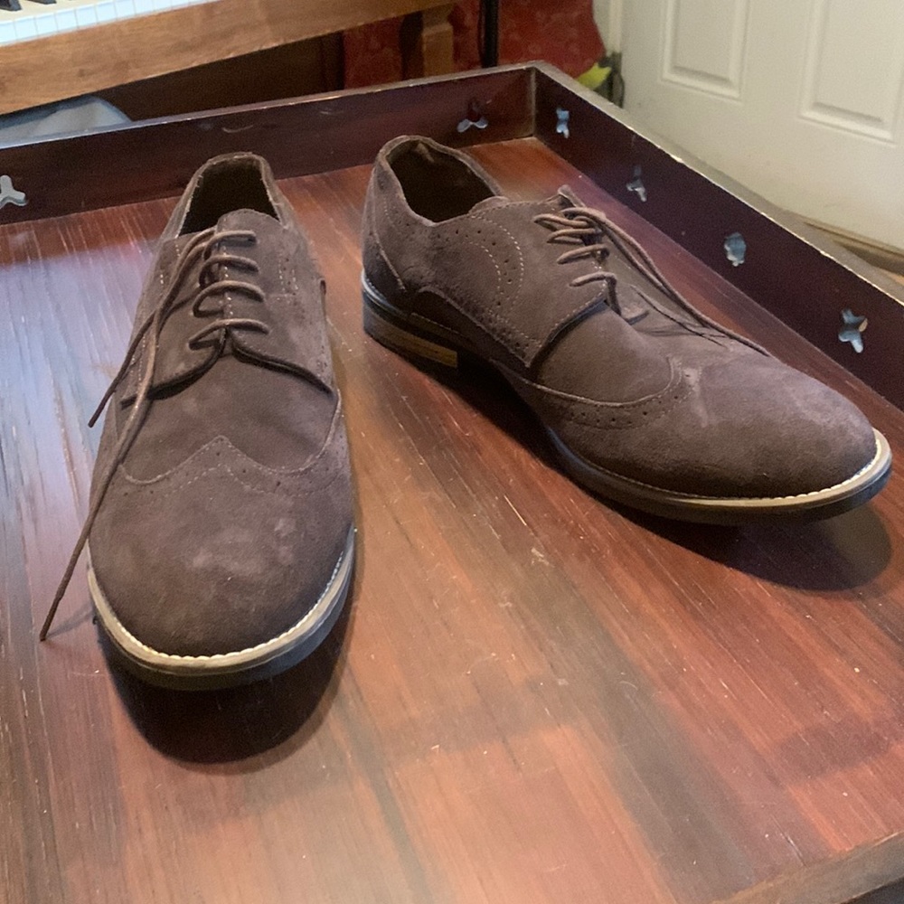 Suede Oxfords, Like-new, Bruno Marc